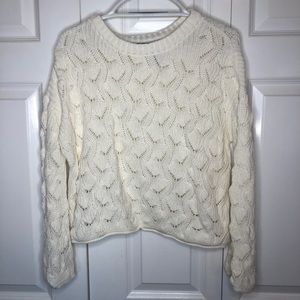 Alya Cream Knit Sweater